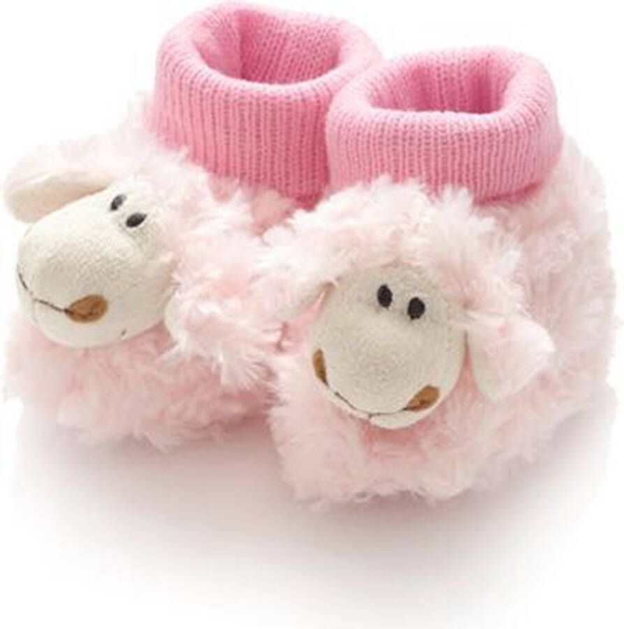 Ovis Wooly Sheep Babyslofjes roze van Wooly Sheep