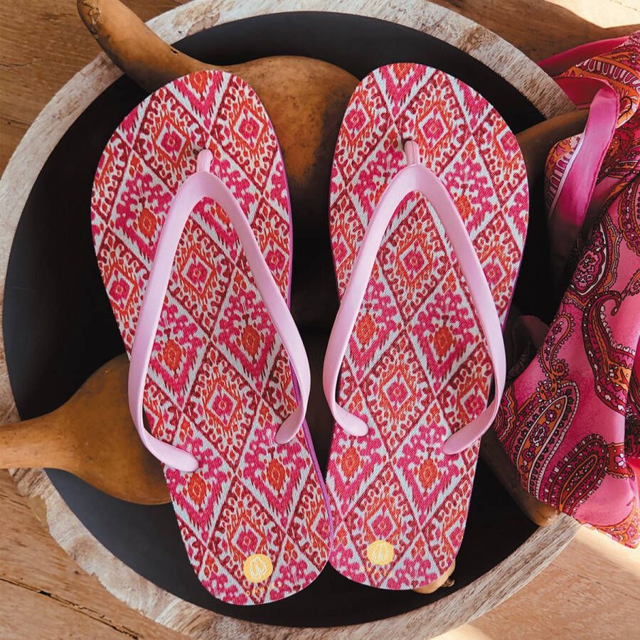 Owniez Flip Flops Ibiza Print Slippers Dames Comfortabele en Duurzame Slippers