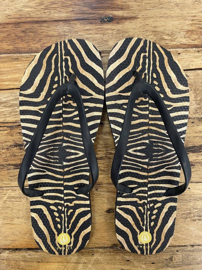 Owniez Flip Flops Zebra Print Slippers Dames Comfortabele en Duurzame Slippers