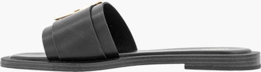 Oxmox slippers met siergesp zwart - Foto 2