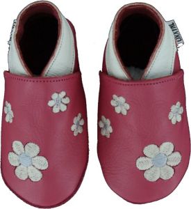 Oxxy babyslofjes fuchsia bloemetjes