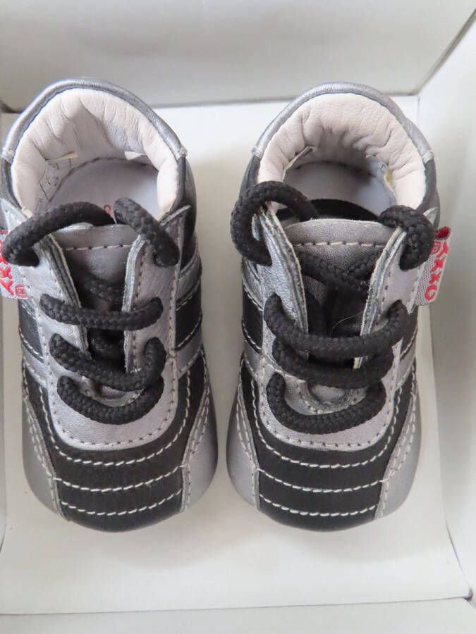 Oxxy Schoentjes Slofjes Baskets- Zwart Grijst