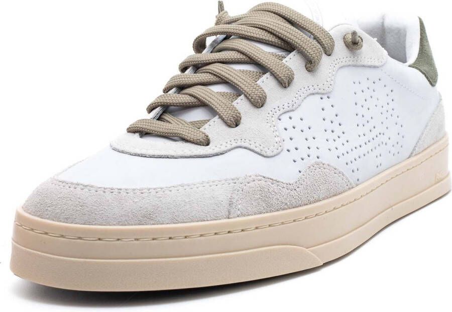 P448 Witte Bali Diego Sneakers Multicolor Heren