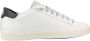 P448 Vintage-geïnspireerde Lage Top Leren Sneaker White Heren - Thumbnail 1