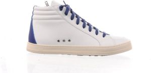 P448 halfhoge herensneaker wit blauw