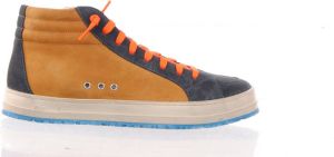 P448 heren halfhoge sneaker SKATE oranje