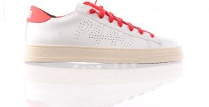 P448 herensneaker JACK wit rood