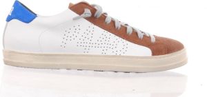 P448 herensneaker S22John M naturel blauw