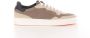 P448 Witte suède sneakers met beige en bruine details Multicolor Heren - Thumbnail 1