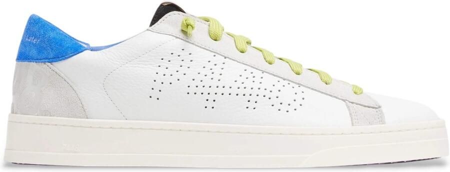 P448 Leren schoenen Jack wit