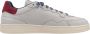 P448 Grijze Leren Sneaker Vert 2 Model - Thumbnail 1