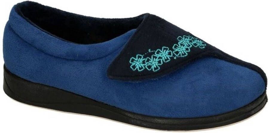Padders -Dames blauw donker pantoffels