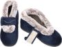 Padders -Dames blauw donker pantoffels - Thumbnail 2