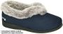 Padders -Dames blauw donker pantoffels - Thumbnail 1