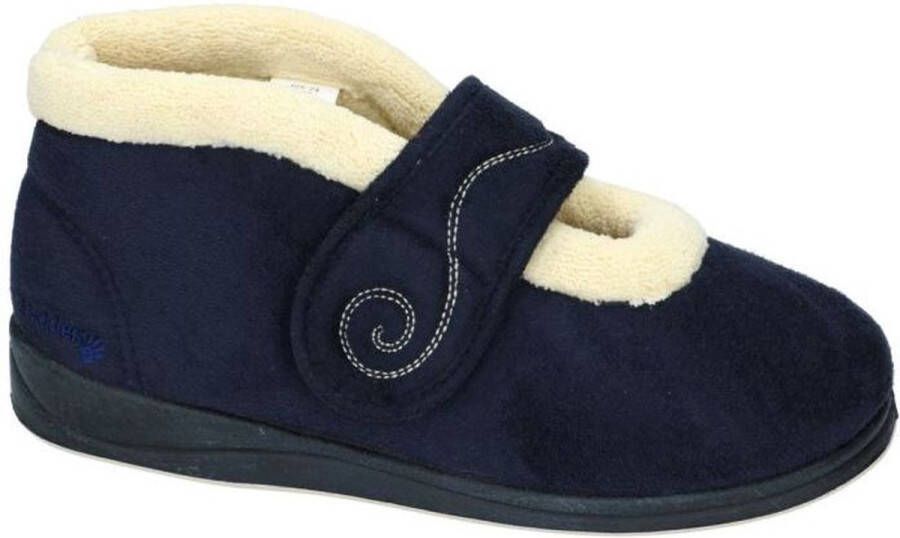 Padders -Dames blauw donker pantoffels