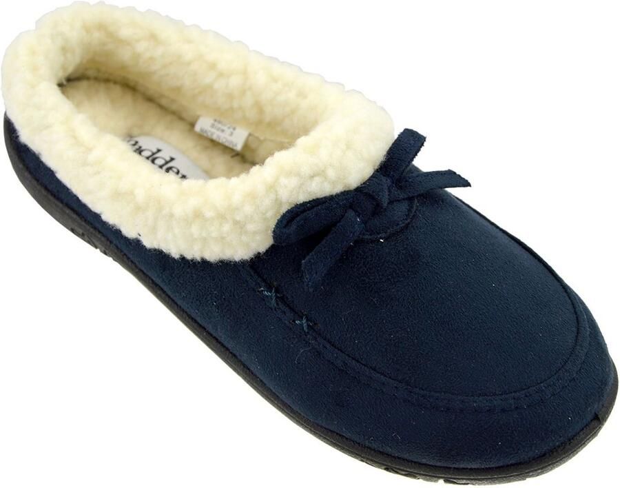Padders -Dames blauw donker pantoffels