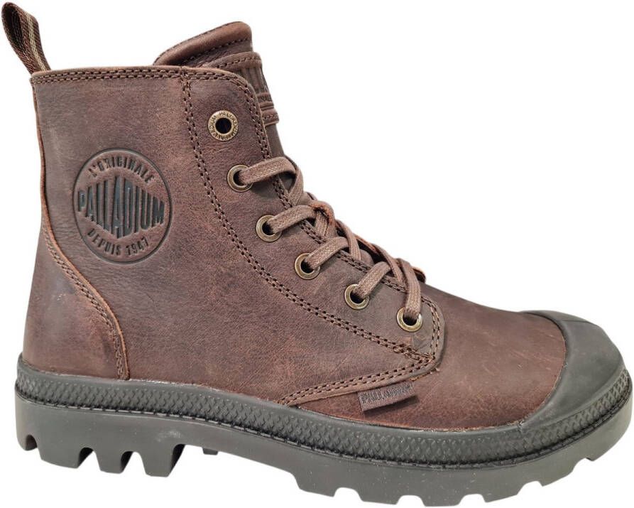 Palladium PAMPA~ZIP~LTH~ESS~~~~~~~~~~~~~ Hoge sneakersHoge sneakersVeterboots s veterschoenen s sneakersVrije tijd half-hoogHalf-hoge schoenen veterschoen sneakers Bruin