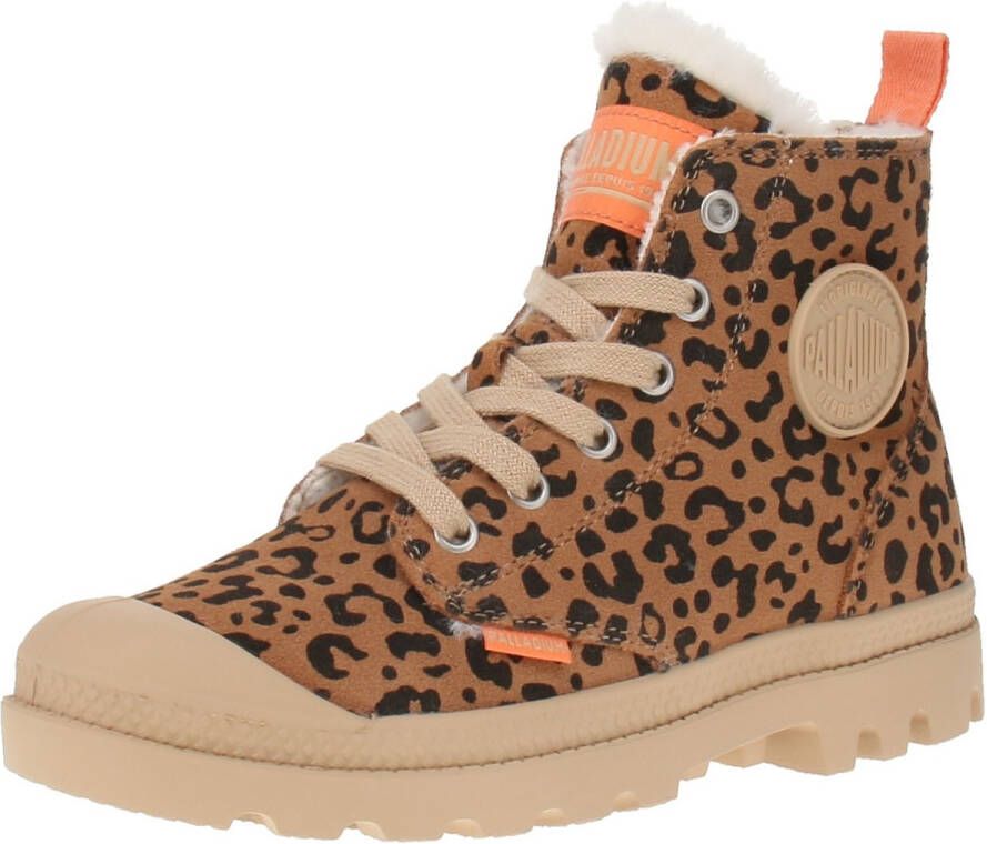 Palladium 99519-974-M Pampa Hi Zip WL Leo Dameslaarzen Liefbruin-Zwart