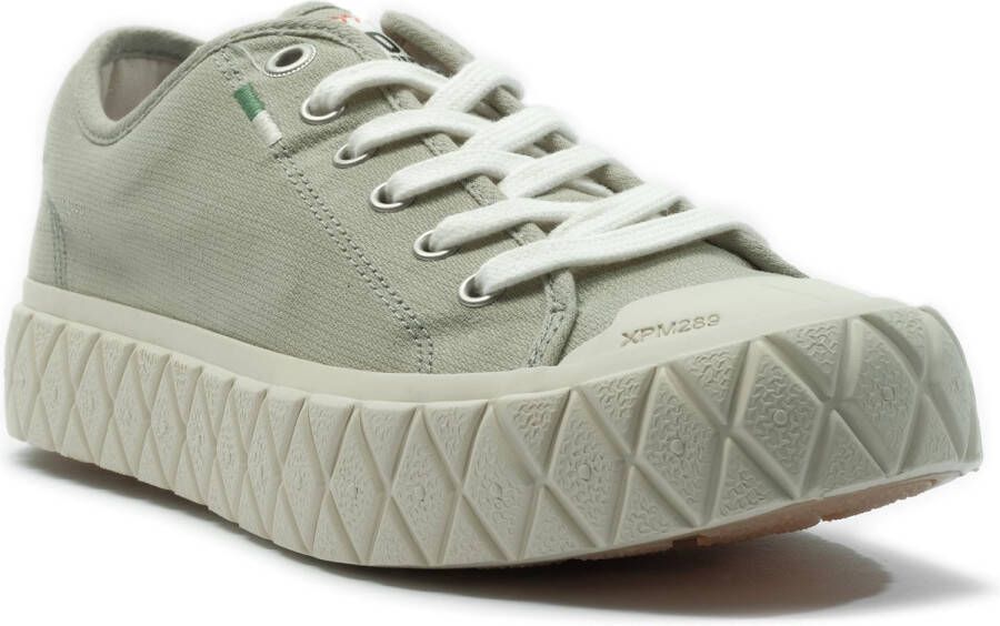 Palladium Palla Ace Low Sneakers grijs Canvas Dames
