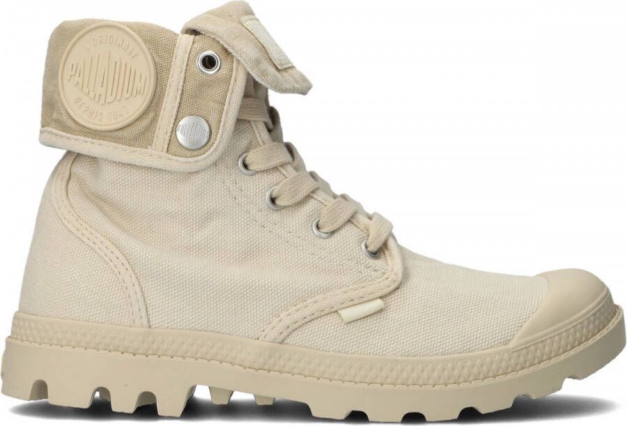 Palladium Womens Pampa Hi Veterboots Laarzen Met Veters Dames Beige