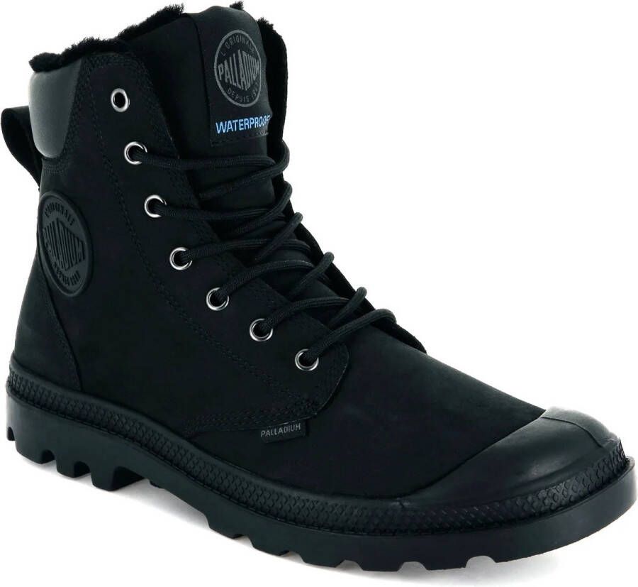 Palladium Pampa Sport Cuff WPS Heren Winter Laarzen Boots Gevoerd Schoenen Zwart 72992-010-M