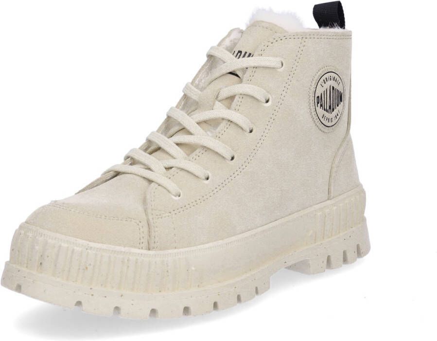 Palladium Pallashock Zip Warm unisex laarzen enkellaars leer 74353-210-M beige