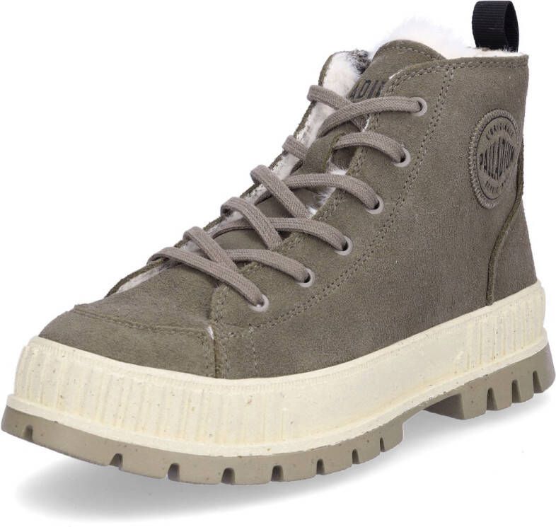 Palladium Pallashock Zip Warm unisex laarzen enkellaars leer 74353-281-M grijs
