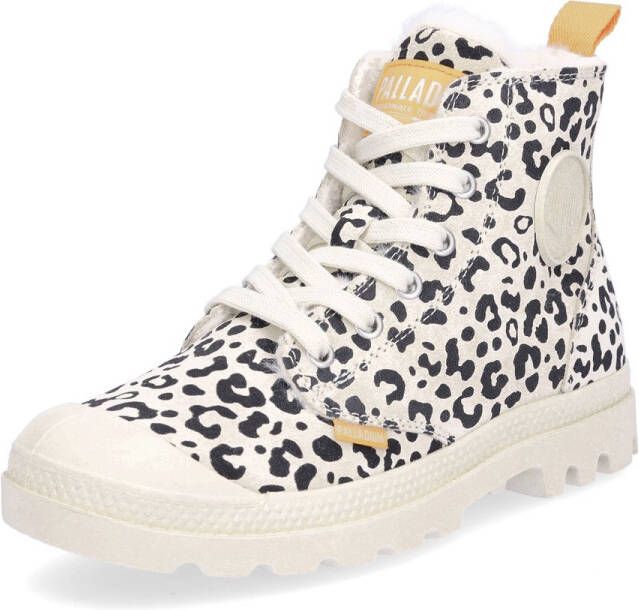 Palladium dames sneaker Pampa Hi Zip Wl beige Leo