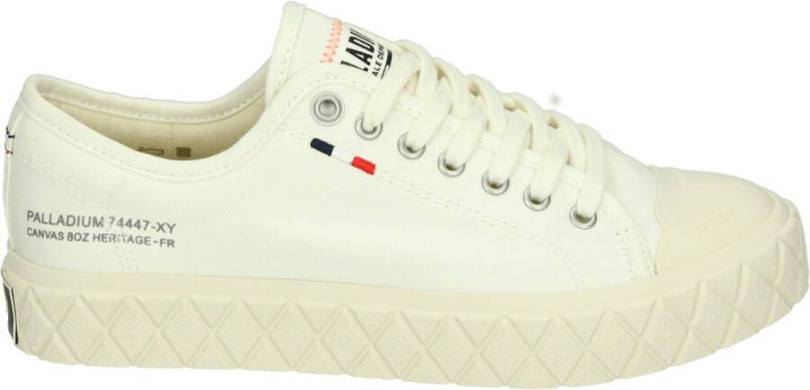 Palladium Ace Canvas Organic Star White Wandelschoenen