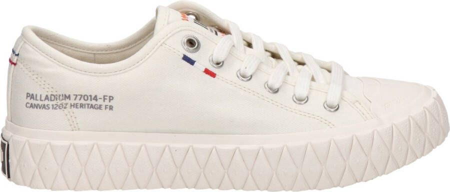 Palladium Canvas Vulcanized Rubber Sneakers White - Foto 3