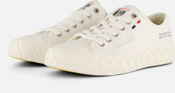 Palladium Canvas Vulcanized Rubber Sneakers White - Foto 2