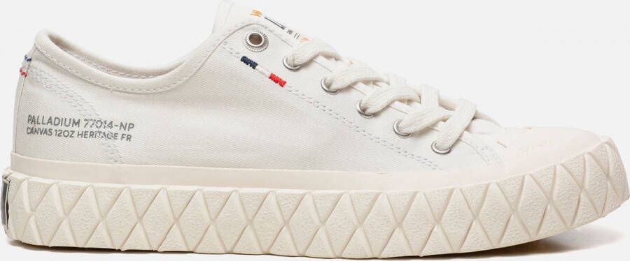 Palladium Canvas Vulcanized Rubber Sneakers White - Foto 4