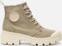 Palladium Hoge veterschoenen PALLABASE twill van textiel - Thumbnail 1
