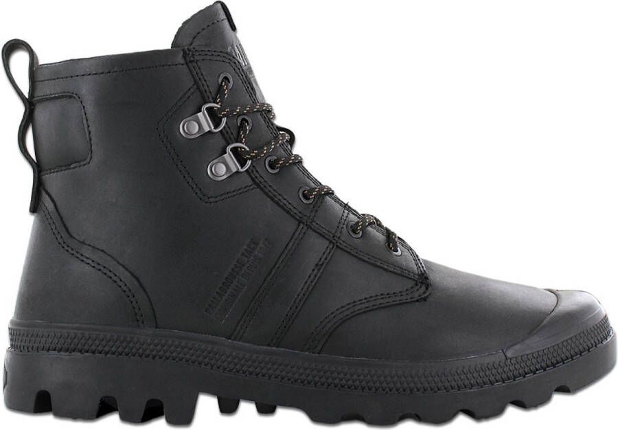 Palladium PallaBrousse Tact Leather Heren Laarzen Leer Boots Zwart 08837-008-M