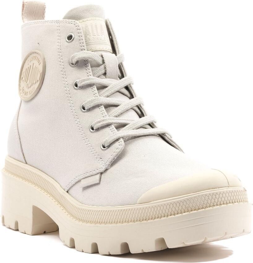 Palladium 96907-055-M Pallabase Twill Damesschoenen Moonstruck - Foto 2