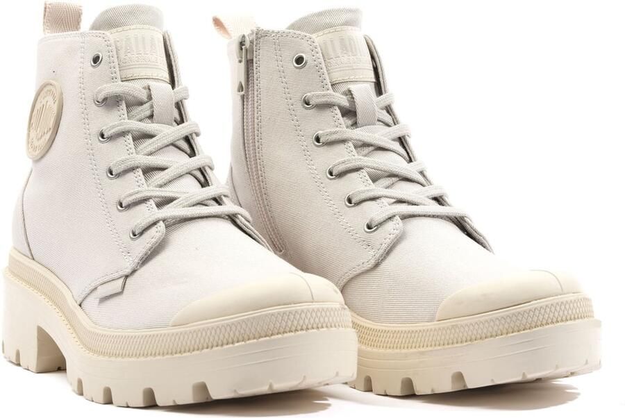 Palladium 96907-055-M Pallabase Twill Damesschoenen Moonstruck - Foto 4