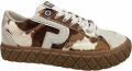 Palladium Ace Low Mix LTH Wild Pony Sneakers Wit Bruin Leer en Textiel Dames Wit Bruin - Bruin