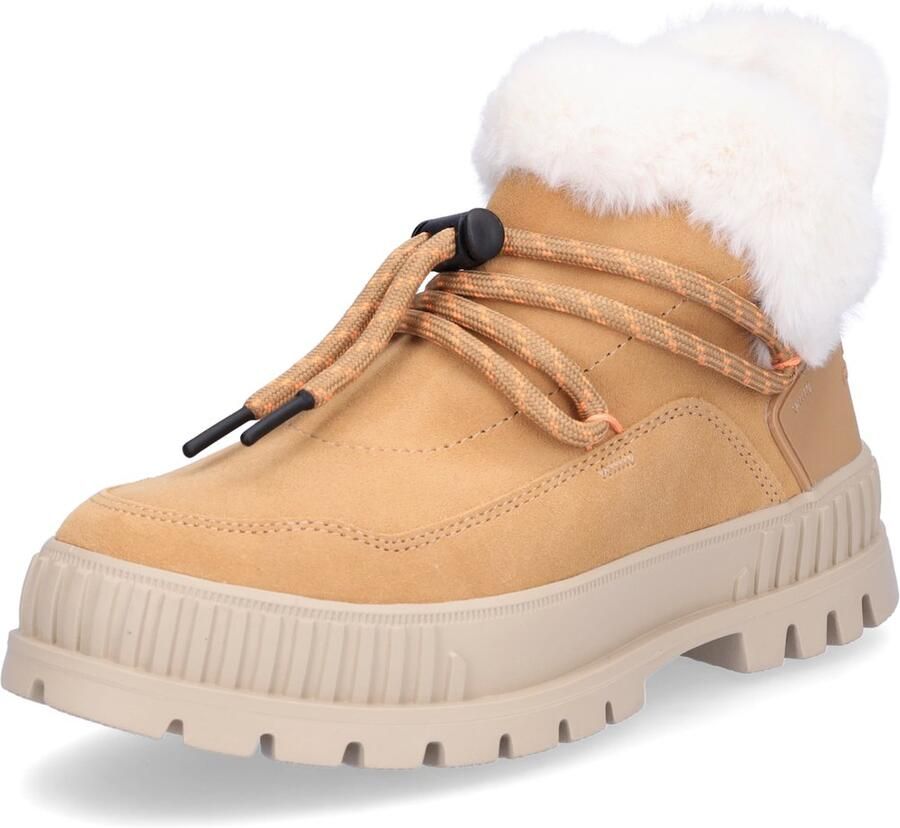 Palladium PALLASHOCK LO HIVER Hoge sneakers Veterboots Dames veterschoenen Dames sneakersHalf-hoge schoenen Cognac - Foto 3