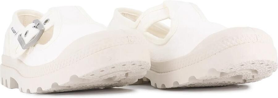 Palladium Dames Pampa Mary-Jane Washed Sneaker 94475-100-M Soft White - Foto 3