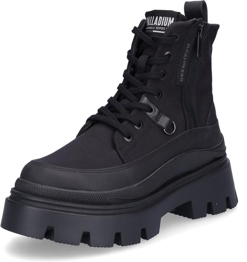 Palladium 99532-008-M Pampa Hi Zip WL Leo Dameslaarzen Zwart