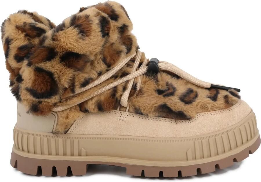 Palladium Snowboots bruin cappuccino lichtbruin zwart