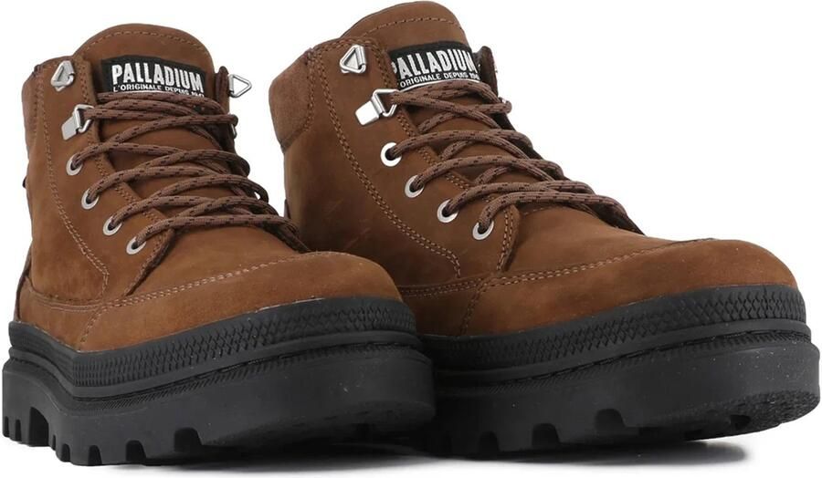 Palladium Heren Troopercuff WP+ Leren Boots Waterdicht Bison