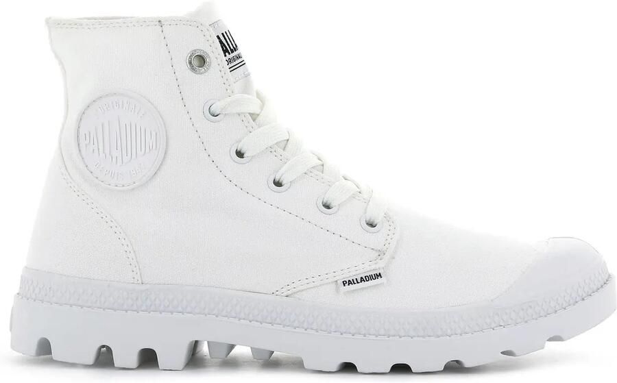 Palladium NU 21% KORTING: hoge veterschoenen MONO CHROME