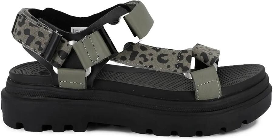 Palladium Pallacruise Strap Wild Sandalen Groen Vrouw