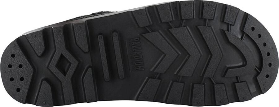 Palladium Palladune Mule Warm Pantoffels Slippers Leer Zwart 74337-008-M - Foto 2