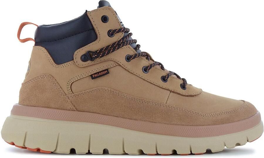 Palladium Pallaflex Cuff M Heren Sneaker-Boot Laarzen Schoenen Leer Bruin 09509-254-M