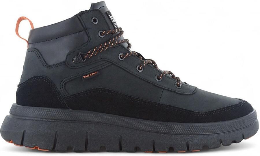 Palladium Pallaflex Cuff M Heren Sneaker-Boot Laarzen Schoenen Leer Zwart 09509-008-M