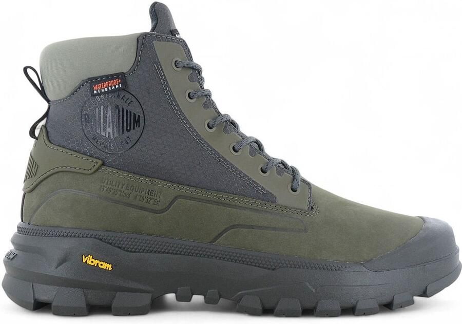 Palladium Pallarider SC WP+ Waterproof Heren Laarzen Boots Schoenen Groen 09541-309-M