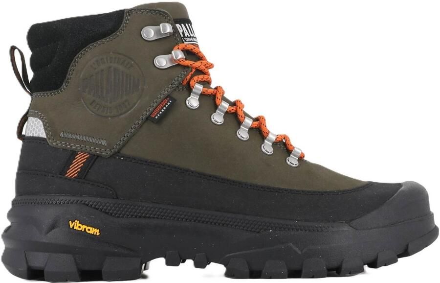 Palladium Pallarider Thins WP+ Waterproof Heren Winter Laarzen Boots Schoenen Groen 79540-361-M