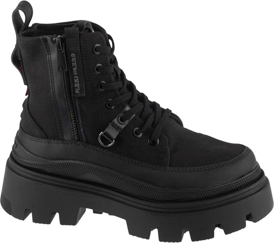 Palladium 99532-008-M Pampa Hi Zip WL Leo Dameslaarzen Zwart